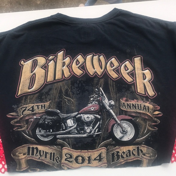 First of a Kind Biker Cropped T-SHIRT - Picture 4 of 7